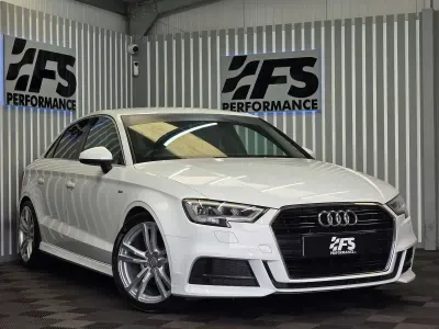 Used Audi A3 S-Line 190 HP (139 kW) 2016 White Sedan