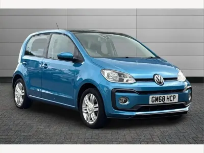 Used VW up! high up! 90 HP (66 kW) 2019 Blue Hatchback