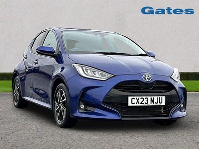Used Toyota Yaris Hybrid Design 2023 Blue Hatchback