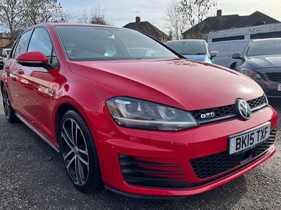 Used VW Golf VII GTD 2015 Red Hatchback