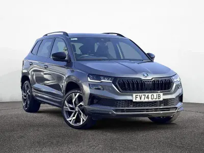 Used Skoda Karoq SportLine 150 HP (110 kW) 2024 Grey SUV