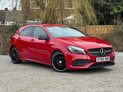 Used Mercedes A200 AMG Line Premium 136 HP (100 kW) 2016 Red Hatchback