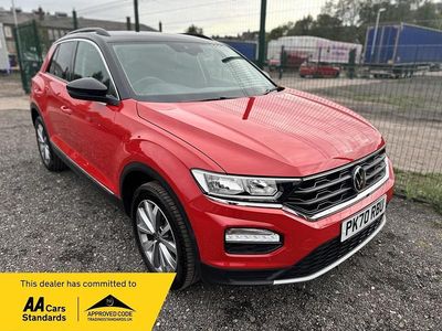 Used VW T-Roc Design 115 HP (84 kW) 2020 Red SUV