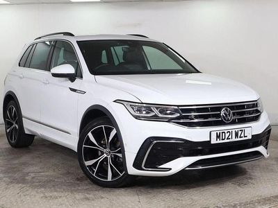 Used VW Tiguan R-line 150 HP (110 kW) 2021 White SUV