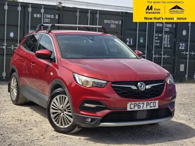 Used Vauxhall Grandland X Sport 120 HP (88 kW) 2018 Red SUV