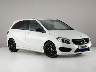 Used Mercedes B220 AMG Line Premium 177 HP (130 kW) 2018 White Hatchback