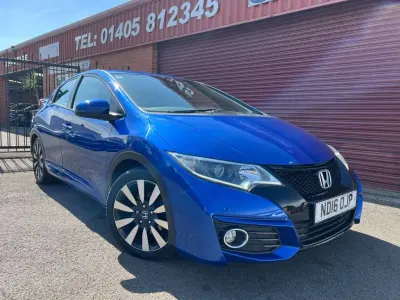 Used Honda Civic SE Plus 142 HP (104 kW) 2016 Blue Hatchback