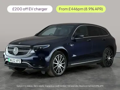 Used Mercedes EQC400 AMG line 300 kW (408 HP) 2022 Blue SUV