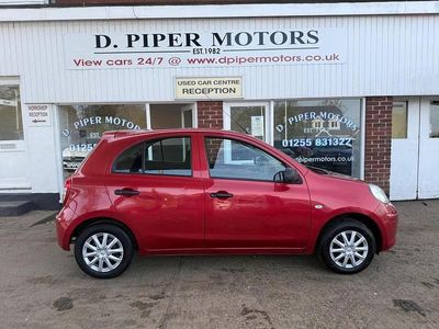 Begagnad Nissan Micra Visia 2011 Röd Halvkombi