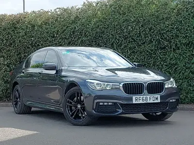 Used BMW 740L M Sport 320 HP (235 kW) 2018 Grey Sedan