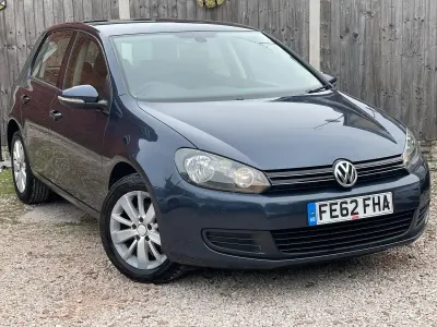 Used VW Golf VII Match 105 HP (77 kW) 2012 Blue Hatchback