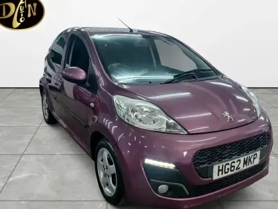 Used Peugeot 107 Allure 68 HP (50 kW) 2012 Purple Hatchback