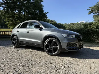 Used Audi Q3 Black Edition 184 HP (135 kW) 2017 Grey SUV