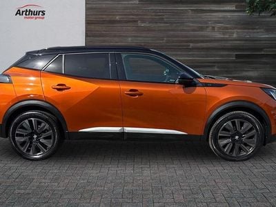 Used Peugeot e-2008 Premium 98 kW (134 HP) 2022 Orange SUV