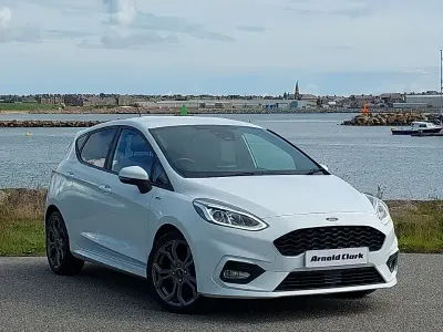 Used Ford Fiesta ST-Line 100 HP (73 kW) 2019 White Hatchback