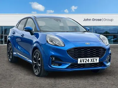Begagnad Ford Puma ST-Line X 2024 Blå SUV