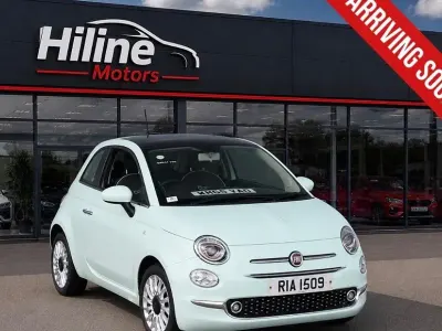 Used Fiat 500 Lounge 69 HP (50 kW) 2015 Green Hatchback
