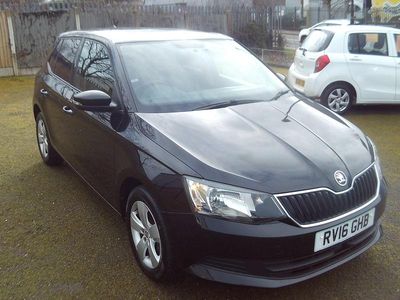 Used Skoda Fabia SE 2016 Black Hatchback