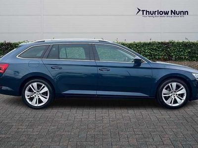Used Skoda Superb SE L 150 HP (110 kW) 2021 Blue Estate