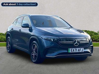 Used Mercedes EQA250 AMG line 139 kW (190 HP) 2021 Blue SUV
