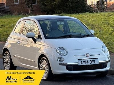 White Used 2014 Fiat 500 Lounge Hatchback | £2,795 (Good price)