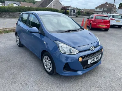 Used Hyundai i10 SE 67 HP (49 kW) 2017 Blue Hatchback
