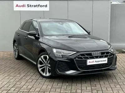 Used Audi A3 e-tron S-Line 2025 Black Hatchback