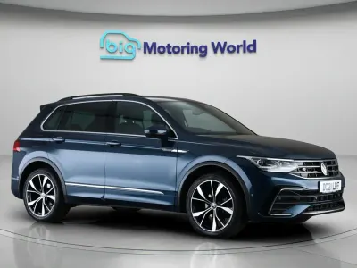 Used VW Tiguan R-line 150 HP (110 kW) 2021 Blue SUV