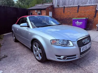 Used Audi A4 Cabriolet S-Line 140 HP (102 kW) 2006 Silver Cabriolet