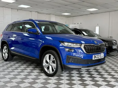 Used Skoda Kodiaq SE L 150 HP (110 kW) 2022 Blue SUV