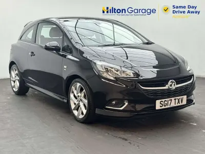 Used Vauxhall Corsa SRi 75 HP (55 kW) 2017 Black Hatchback