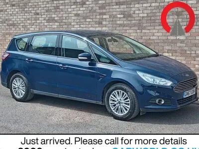 Used Ford S-MAX Zetec 160 HP (117 kW) 2018 Blue MPV