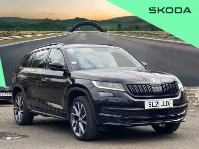 Used Skoda Kodiaq SportLine 190 HP (139 kW) 2021 Black SUV