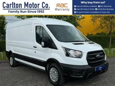 Used Ford Transit S 130 HP (95 kW) 2021 White Van