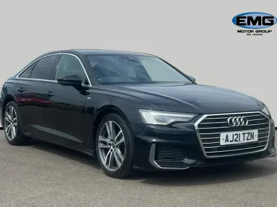 Used Audi A6 S-Line 204 HP (150 kW) 2021 Black Sedan