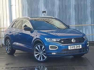 Used VW T-Roc R-line 150 HP (110 kW) 2019 Blue SUV