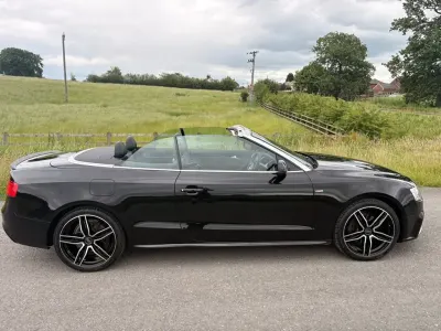 Used Audi Cabriolet S-Line 177 HP (130 kW) 2015 Black Cabriolet