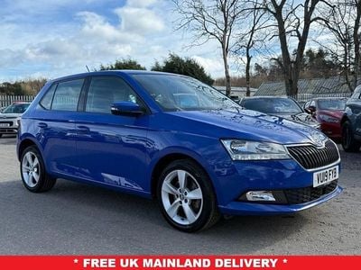 Used Skoda Fabia SE L 110 HP (80 kW) 2019 Blue Hatchback