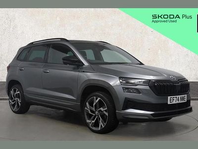 Used Skoda Karoq SportLine 150 HP (110 kW) 2024 Grey SUV