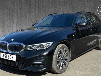 Used BMW 330e M Sport 288 HP (211 kW) 2021 Black Estate