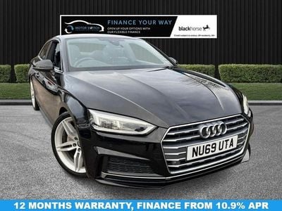 Used Audi A5 S-Line 190 HP (139 kW) 2019 Black Coupe