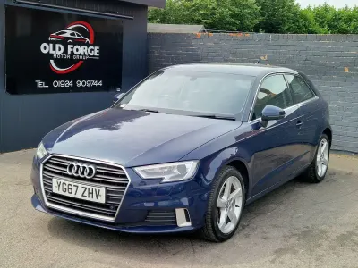 Used Audi A3 Sport 150 HP (110 kW) 2017 Blue Hatchback