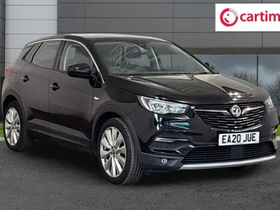 Used Vauxhall Grandland X Elite 130 HP (95 kW) 2020 Black SUV
