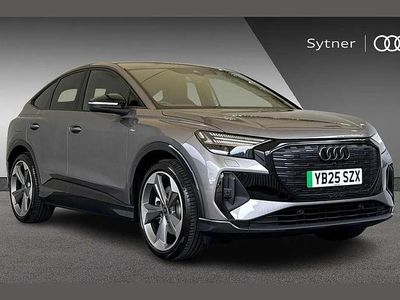 Grey Used 2025 Audi Q4 Sportback e-tron Black Edition SUV | £42,500 (Expensive)