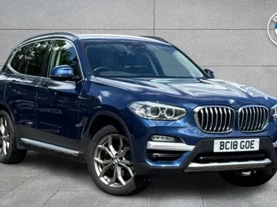 Used BMW X3 xLine 181 HP (133 kW) 2018 Blue SUV