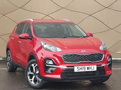 Used Kia Sportage 130 HP (95 kW) 2019 Red SUV