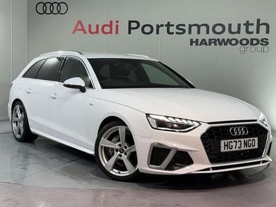 Used Audi A4 S-Line 204 HP (150 kW) 2023 White Estate