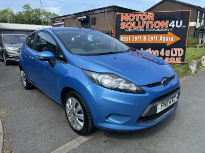 Used Ford Fiesta 82 HP (60 kW) 2011 Blue Hatchback