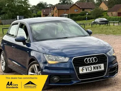 Used Audi A1 S-Line 2013 Blue Hatchback