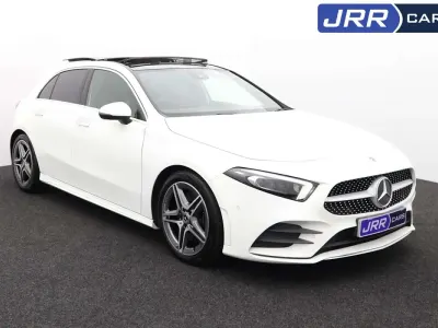 Used Mercedes A250 AMG Line Premium Plus 224 HP (164 kW) 2018 White Hatchback